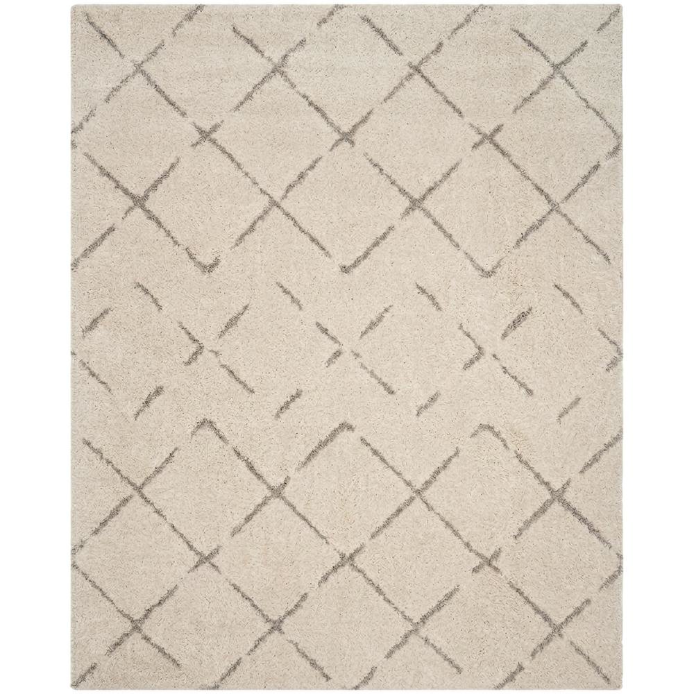 Ivory/Beige Area Rug with Power Loomed Large Rectangle Design for Living Room. Picture 4