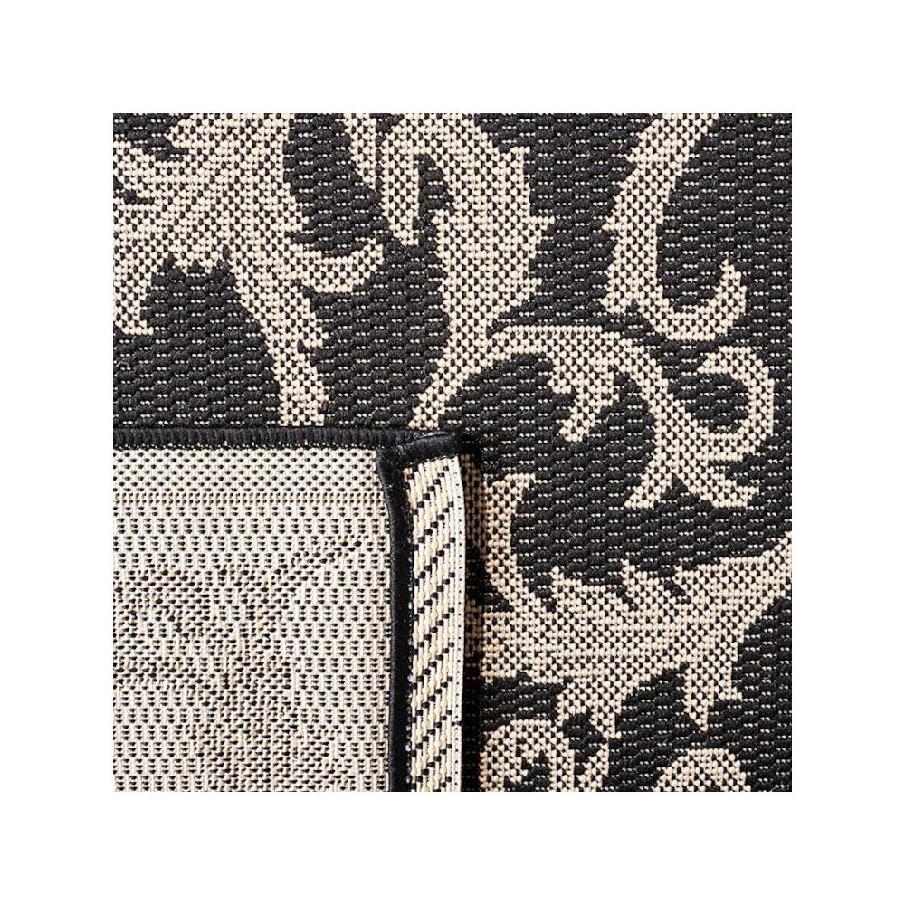 COURTYARD, BLACK / SAND, 9' X 12', Area Rug, CY2663-3908-9. Picture 2