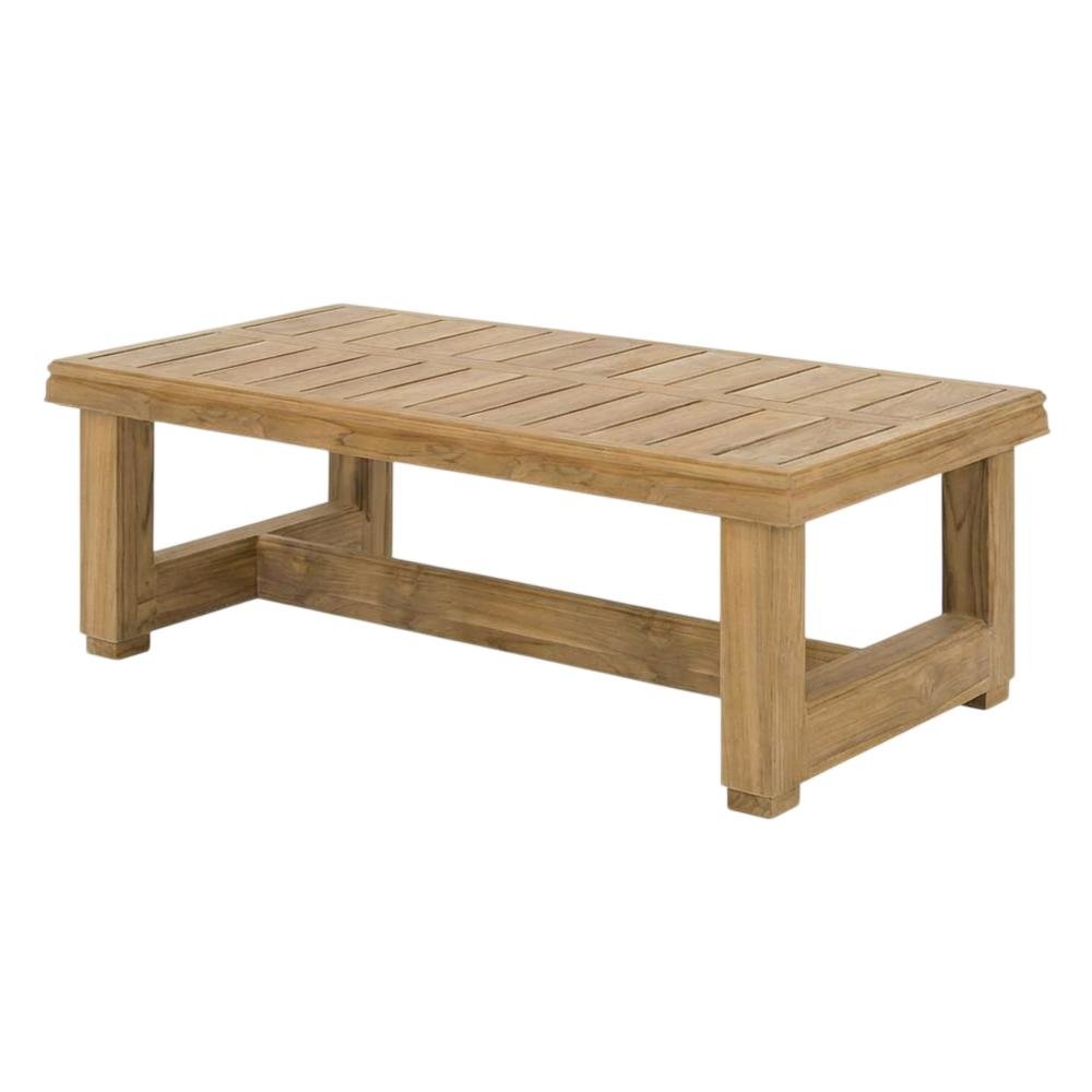 Teak Coffee Table For Outdoor Lounge Spaces With Durable Wood Finish. Picture 1