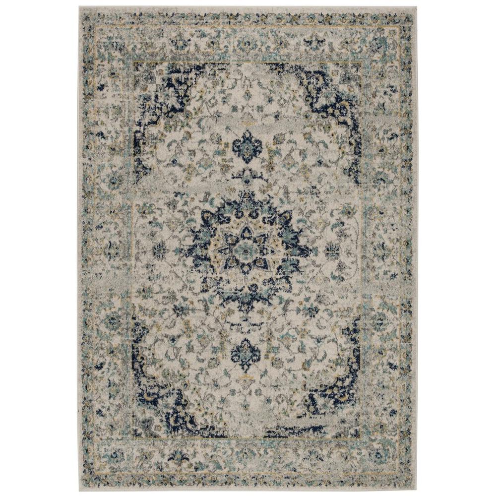 MADISON, IVORY / BLUE, 4' X 6', Area Rug, MAD155M-4. Picture 1