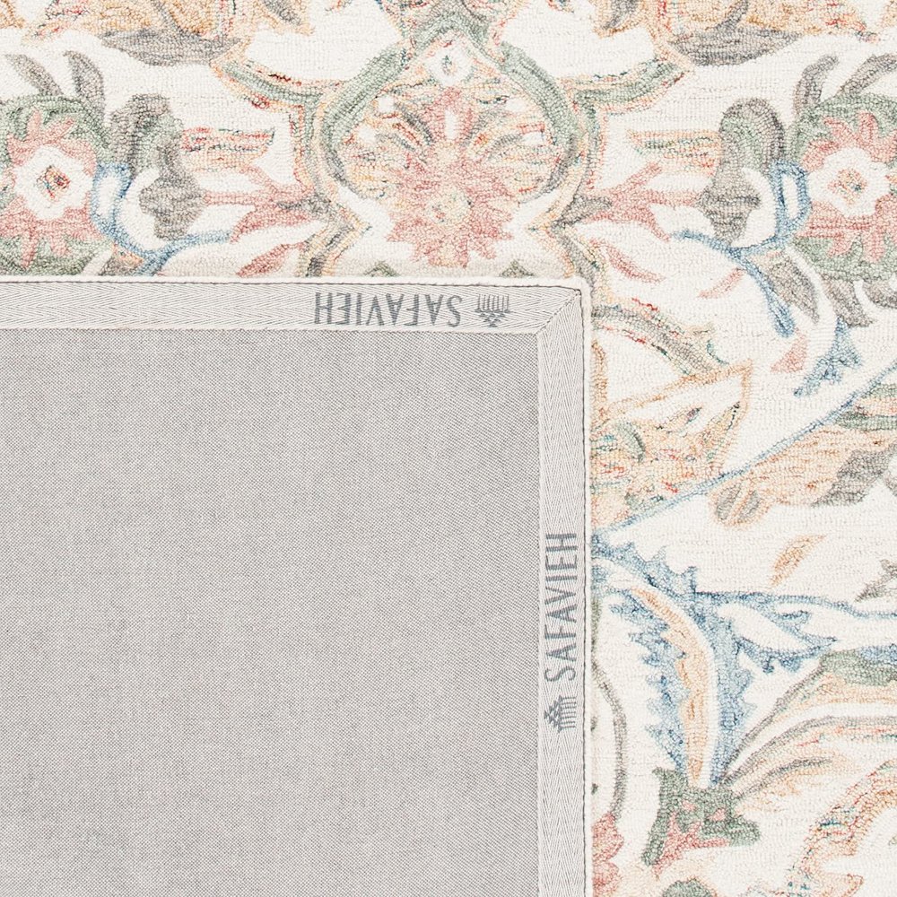MICRO-LOOP, IVORY / BLUE, 5' X 8', Area Rug, MLP901M-5. Picture 8