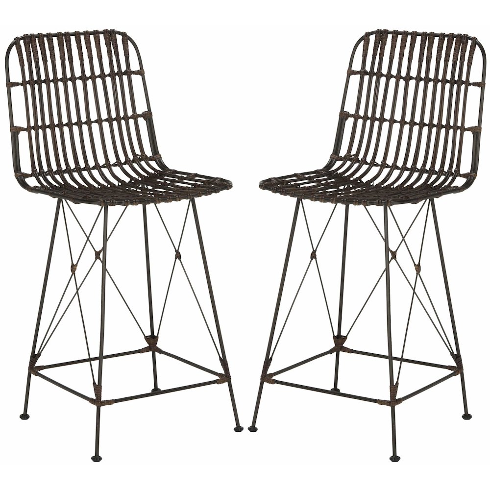 MINERVA WICKER COUNTER STOOL, WIK6509A-SET2. Picture 1