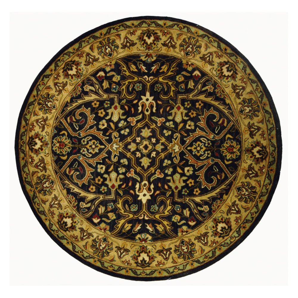 HERITAGE, CHARCOAL / BEIGE, 6'-0" X 9'-0", Area Rug. Picture 4