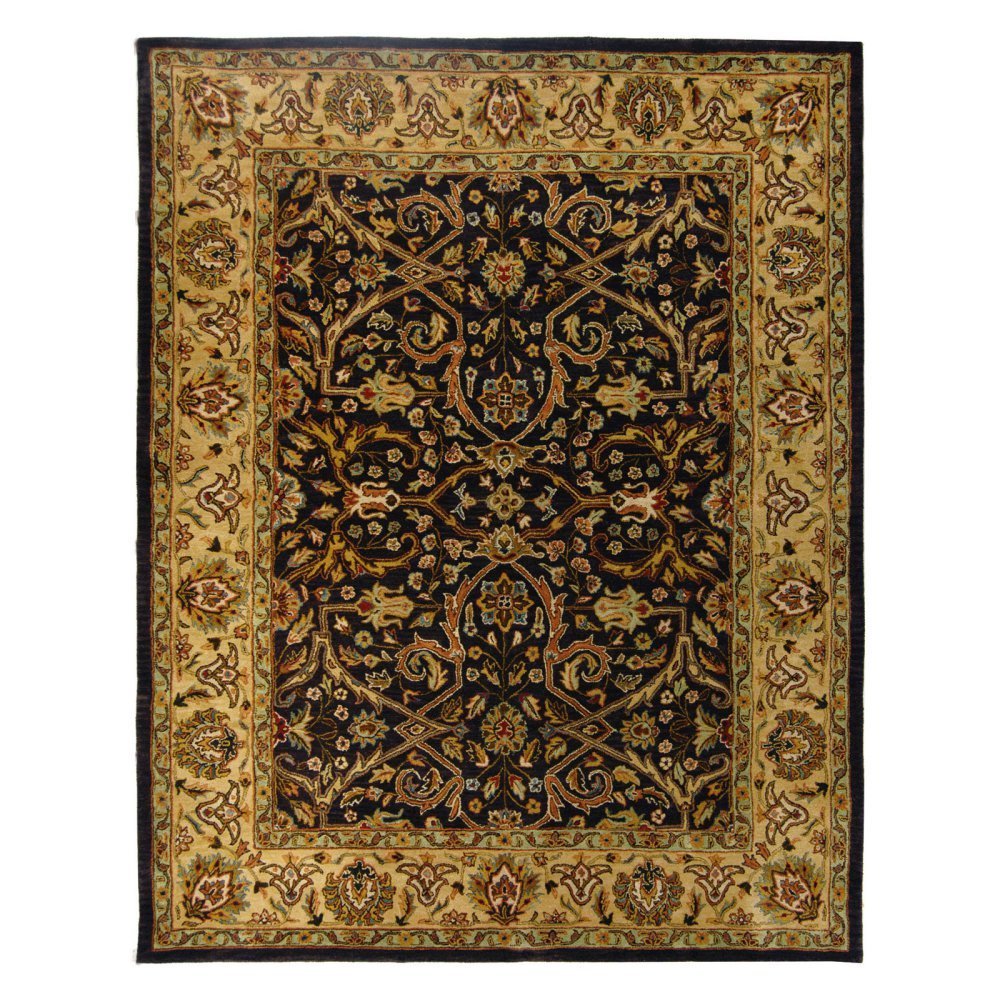 HERITAGE, CHARCOAL / BEIGE, 6'-0" X 9'-0", Area Rug. Picture 1
