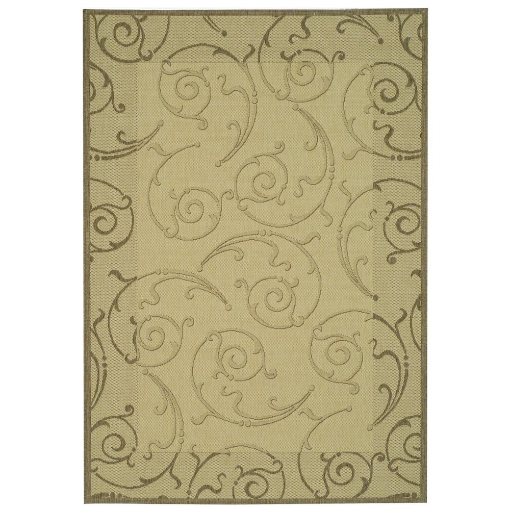 COURTYARD, NATURAL / BROWN, 8' X 11', Area Rug, CY2665-3001-8. Picture 1