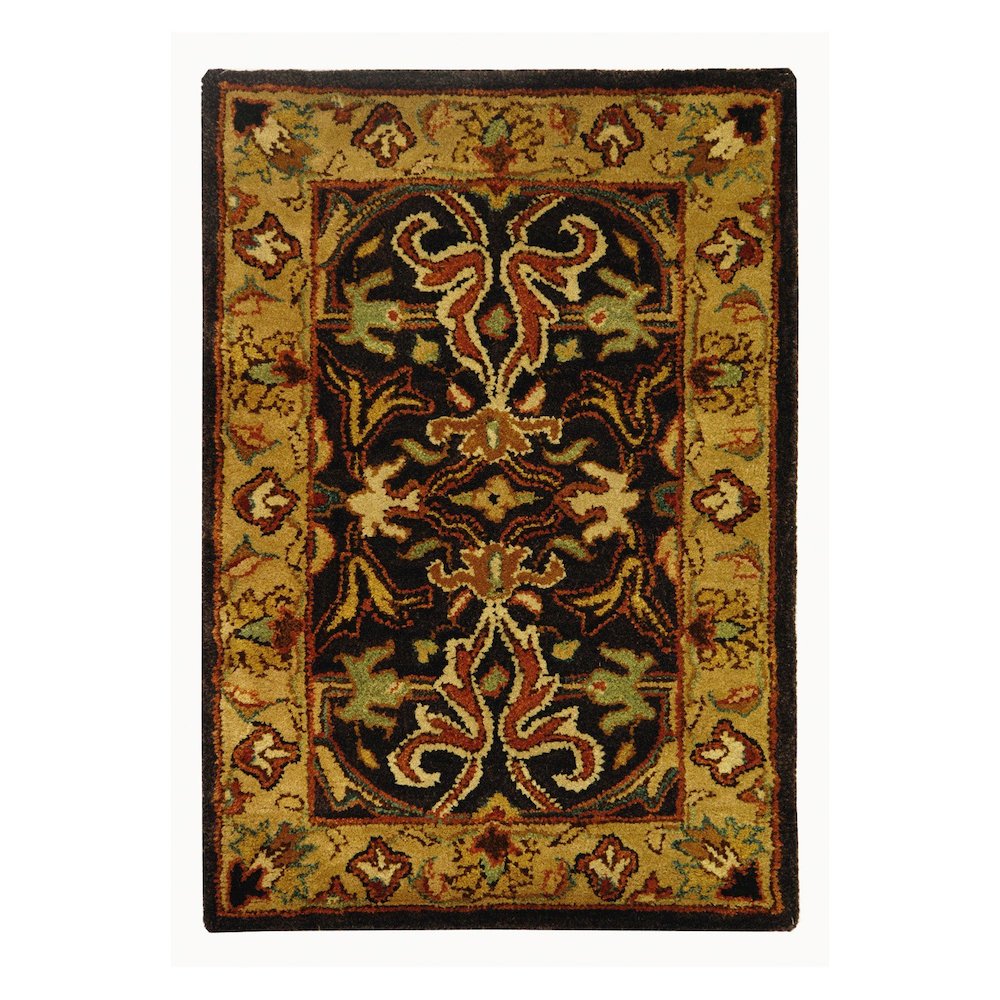 HERITAGE, CHARCOAL / BEIGE, 6'-0" X 9'-0", Area Rug. Picture 6