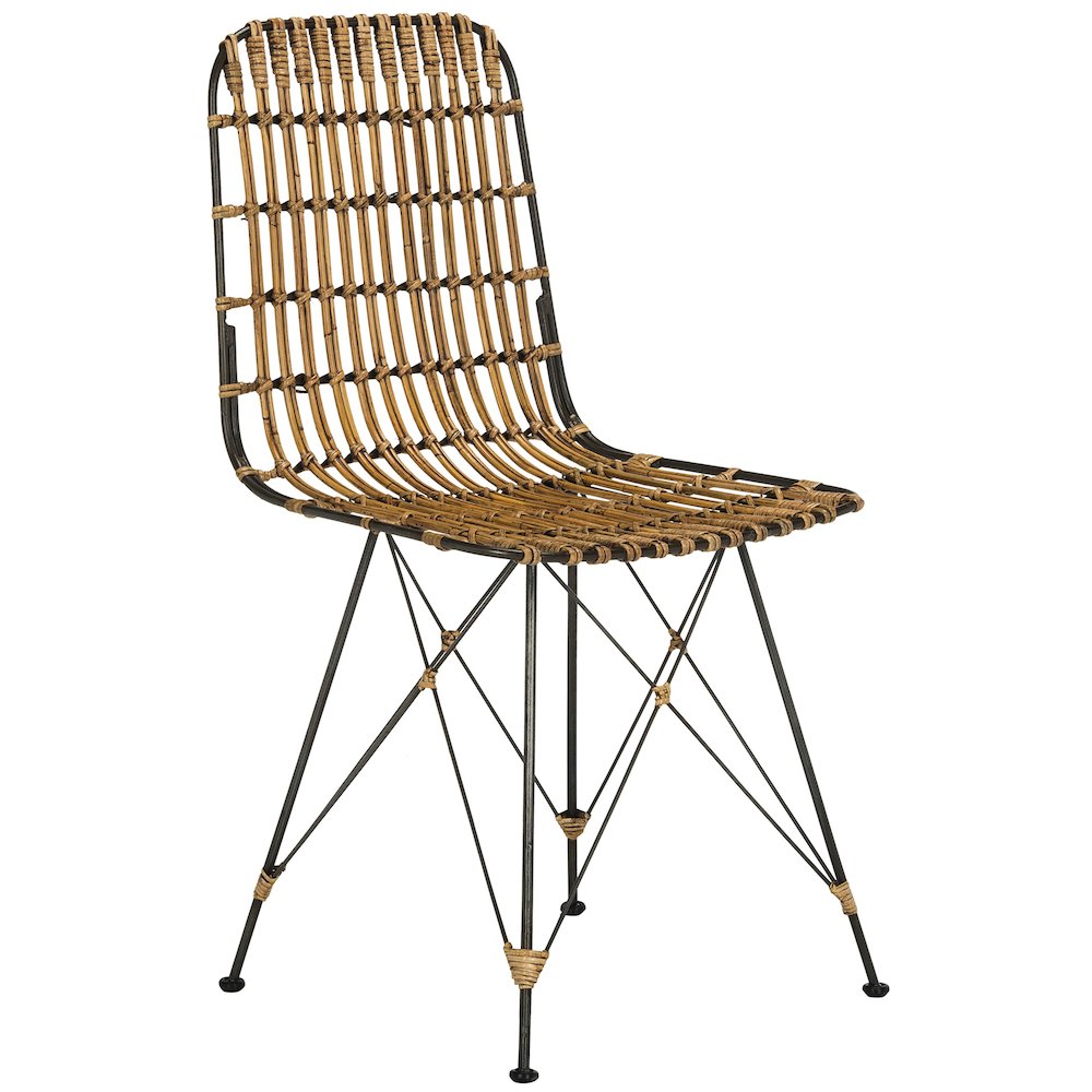 MINERVA WICKER DINING CHAIR, WIK6510B-SET2. Picture 3