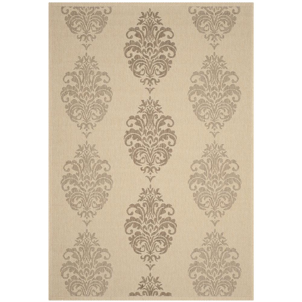 COURTYARD, NATURAL / BROWN, 6'-7" X 6'-7" Round, Area Rug, CY2720-3001-7R. Picture 1