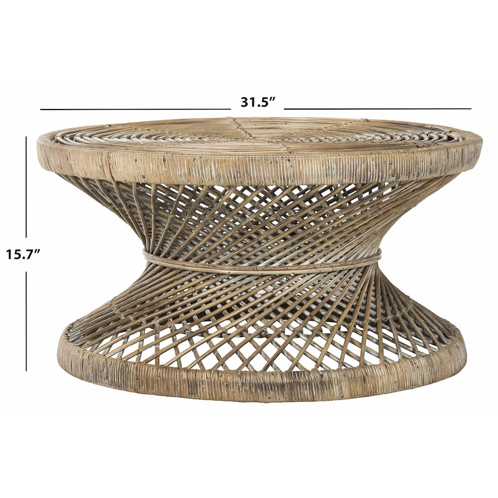 GRIMSON LARGE BOWED COFFEE TABLE, WIK6507B. Picture 2