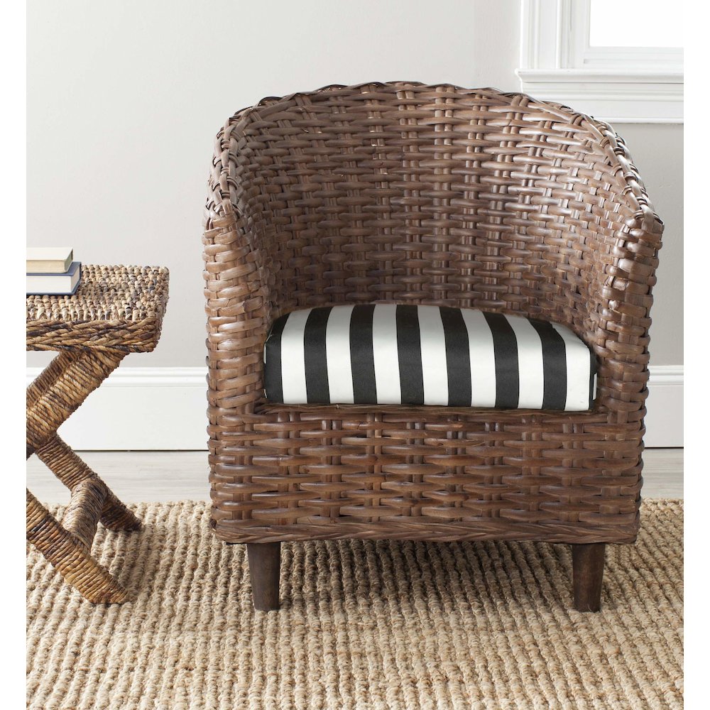 OMNI RATTAN BARREL CHAIR, FOX6501D. Picture 3