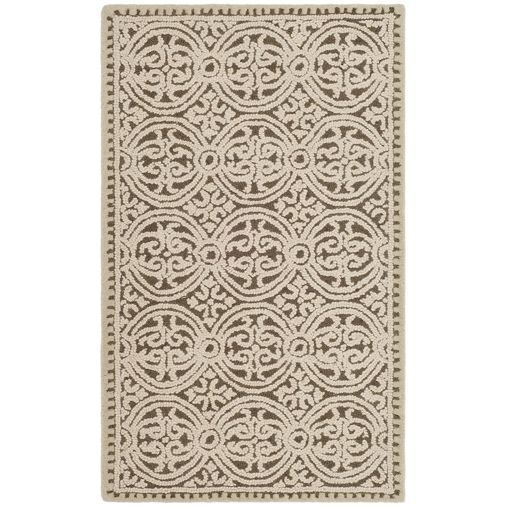 CAMBRIDGE, TAN / MULTI, 3' X 5', Area Rug. Picture 3