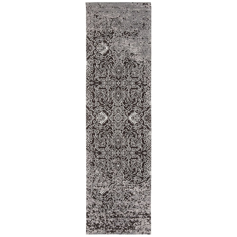 CLV-CLASSIC VINTAGE, SILVER / BROWN, 2'-3" X 8', Area Rug. Picture 3