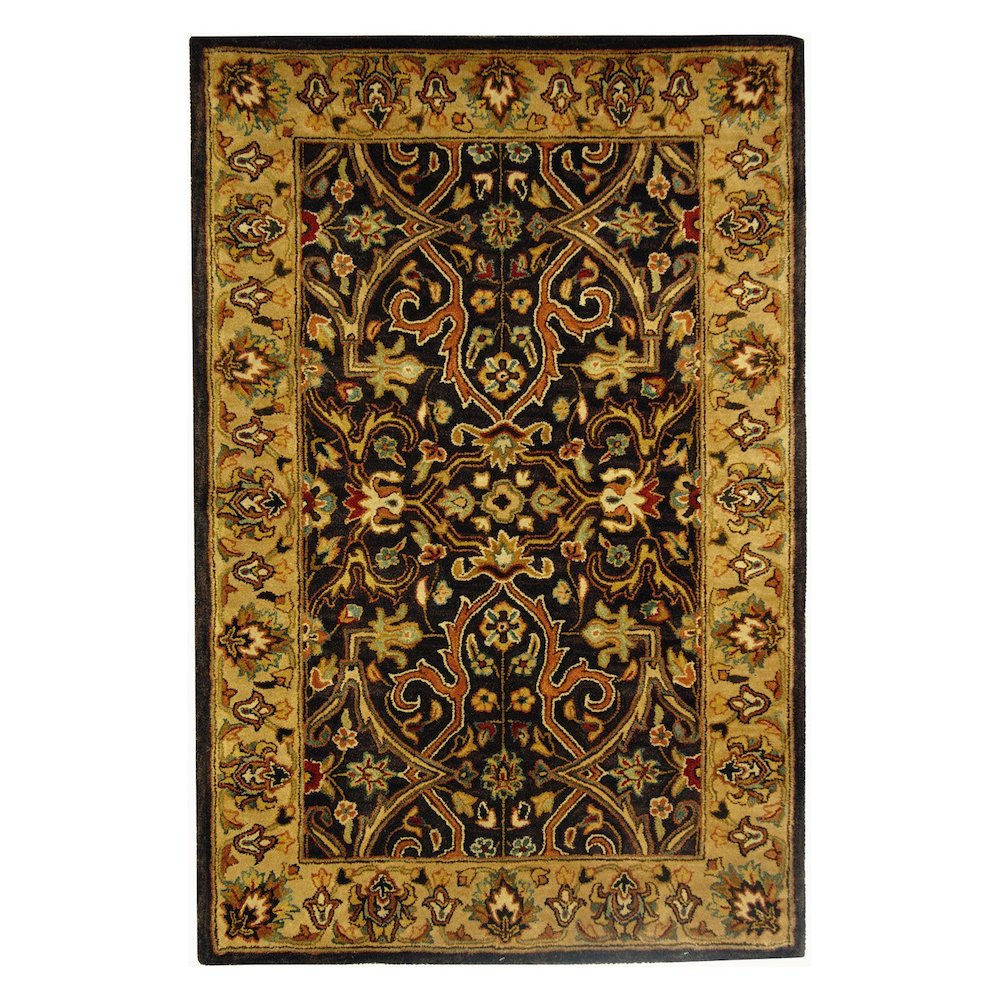 HERITAGE, CHARCOAL / BEIGE, 6'-0" X 9'-0", Area Rug. Picture 7