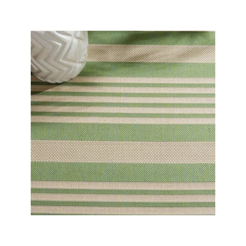 COURTYARD, GREEN / BEIGE, 5'-3" X 7'-7", Area Rug, CY6062-244-5. Picture 4
