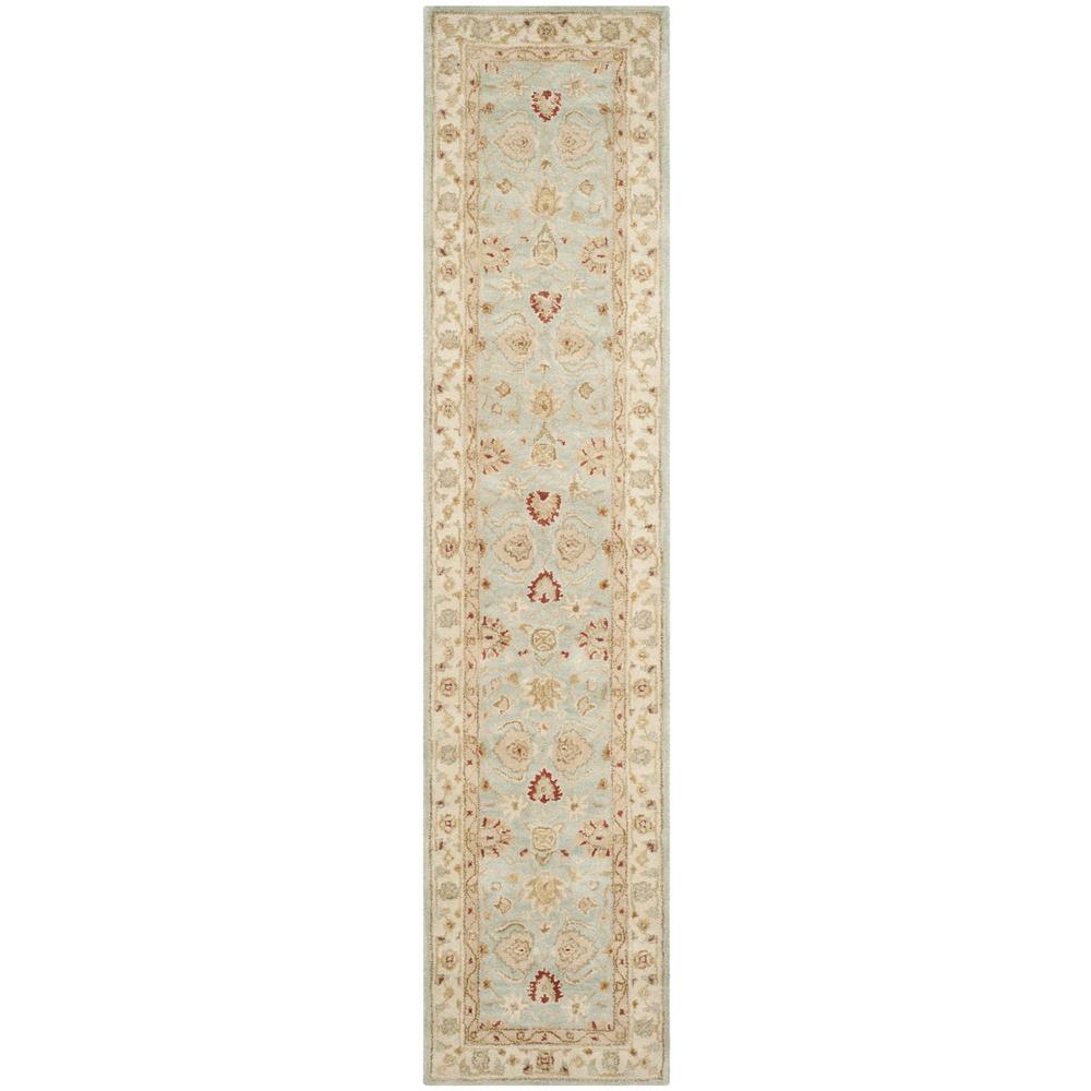 ANTIQUITY, GREY BLUE / BEIGE, 2'-3" X 20', Area Rug. Picture 1