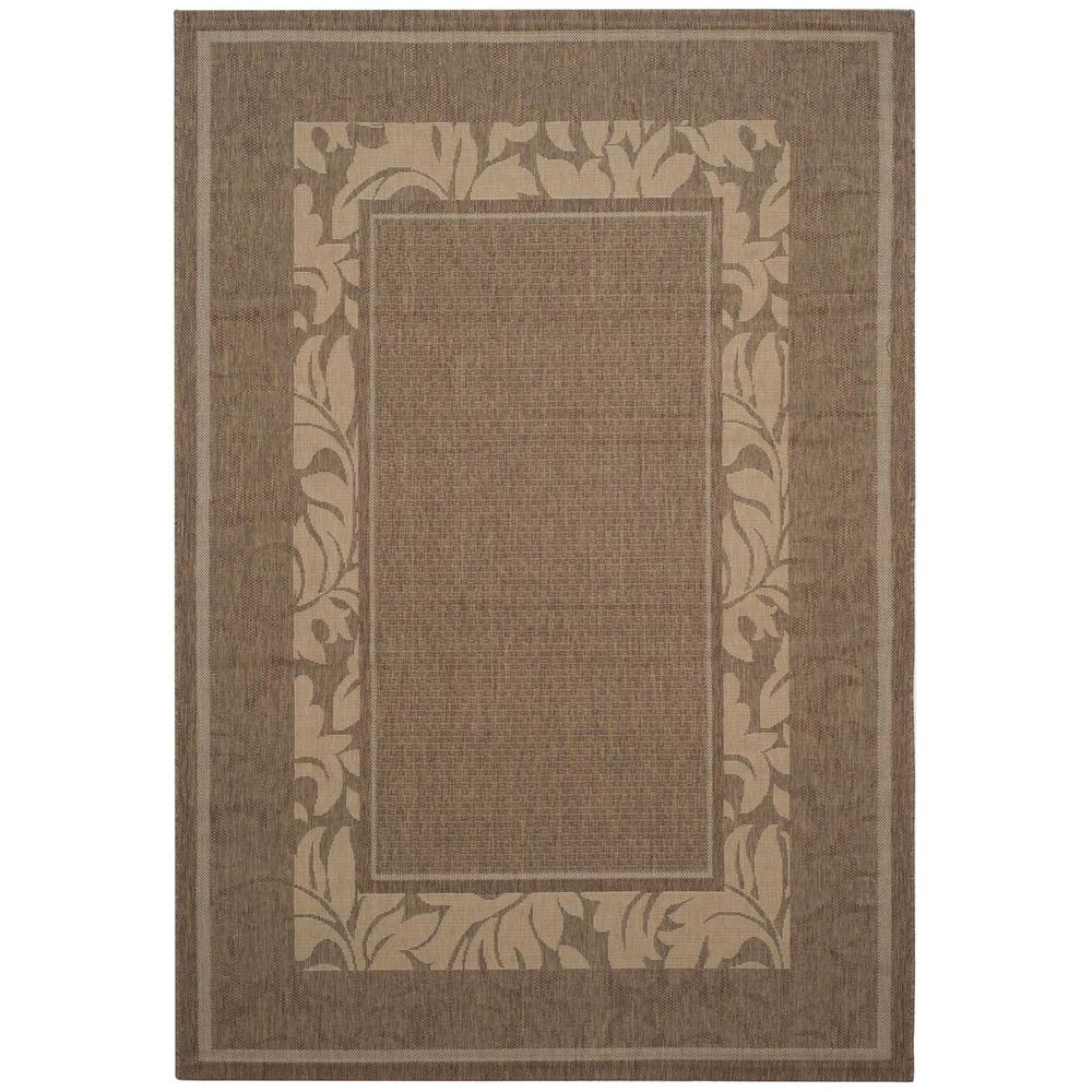 COURTYARD, BROWN / NATURAL, 8' X 11', Area Rug, CY1704-3009-8. Picture 1