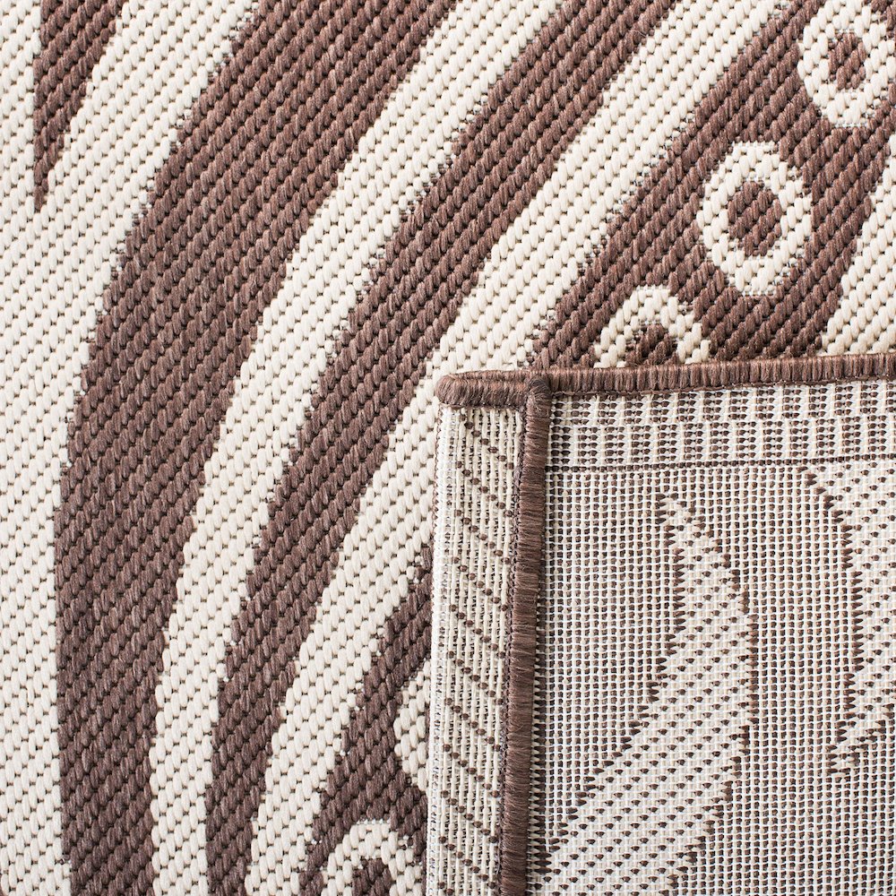 COURTYARD, CHOCOLATE / NATURAL, 9' X 12', Area Rug, CY2961-3409-9. Picture 4
