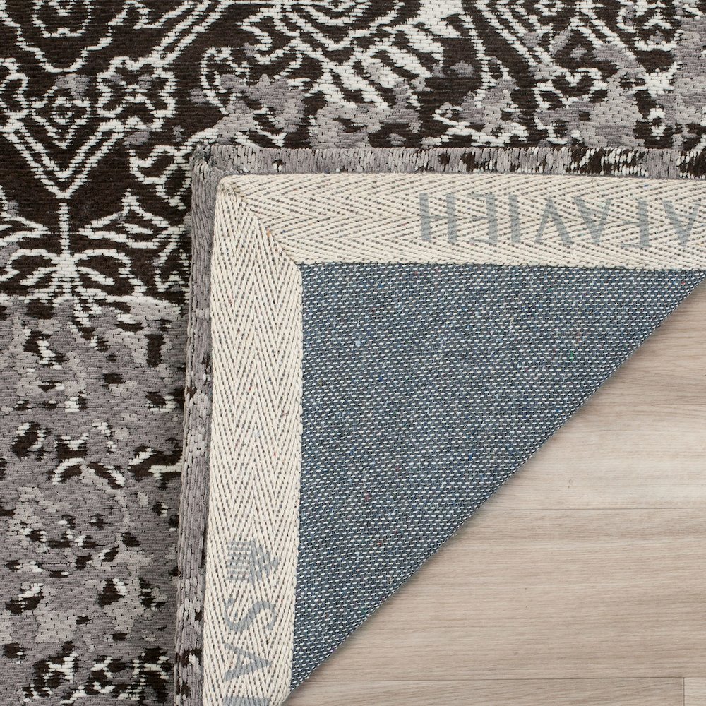 CLV-CLASSIC VINTAGE, SILVER / BROWN, 2'-3" X 8', Area Rug. Picture 5