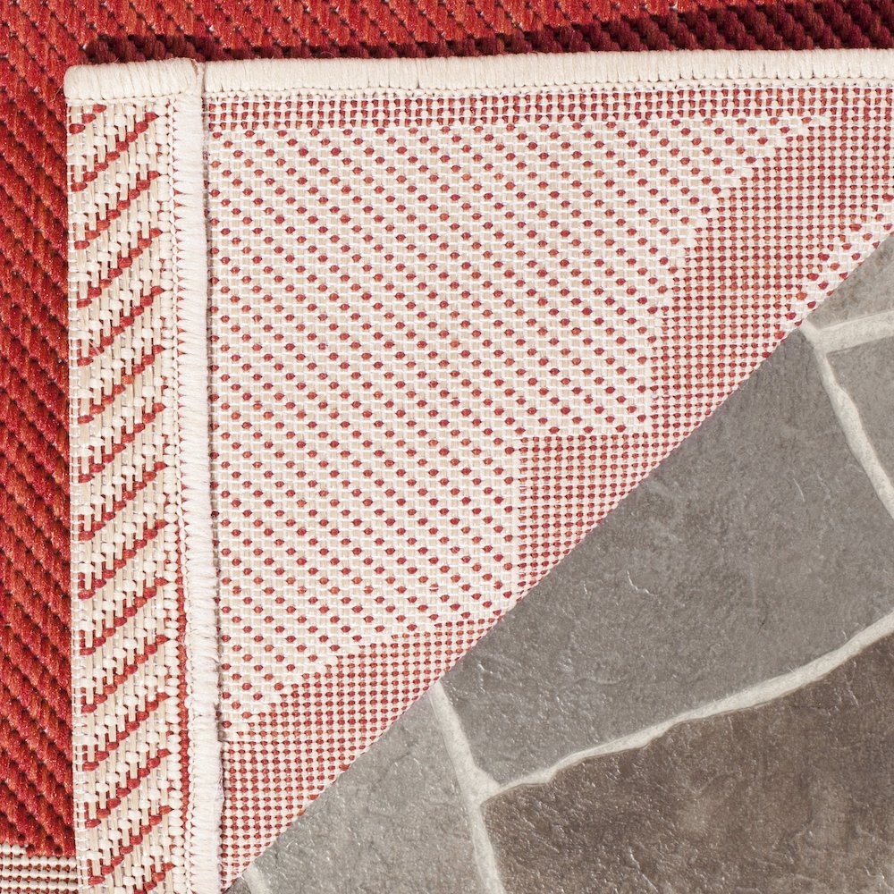 COURTYARD, RED, 6'-7" X 9'-6", Area Rug, CY6243-248-6. Picture 4