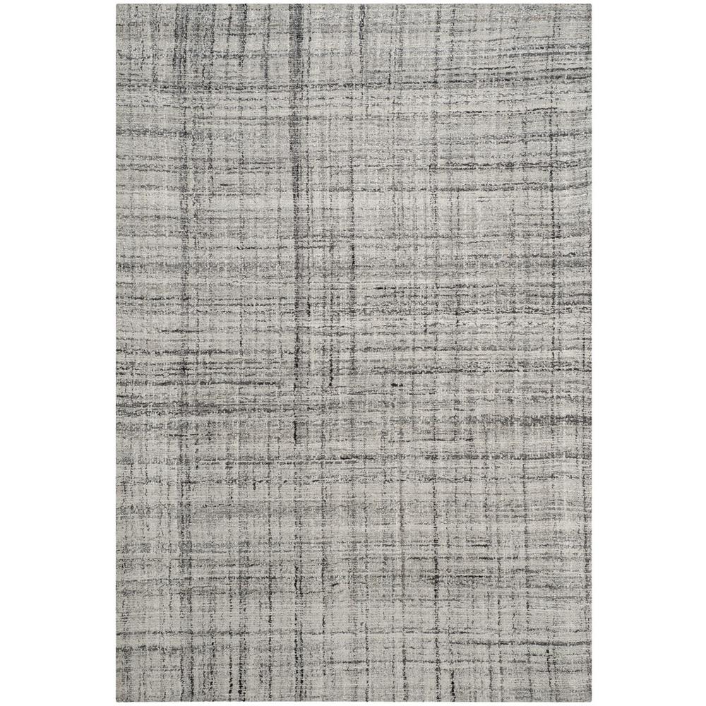 Abstract, GREY / BLACK, 6' X 9', Area Rug, ABT141B-6. Picture 1