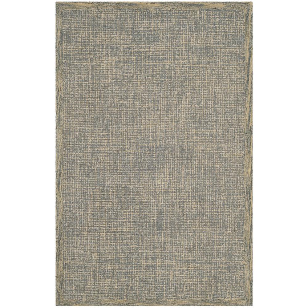 Abstract, GOLD / GREY, 4' X 6', Area Rug. Picture 1