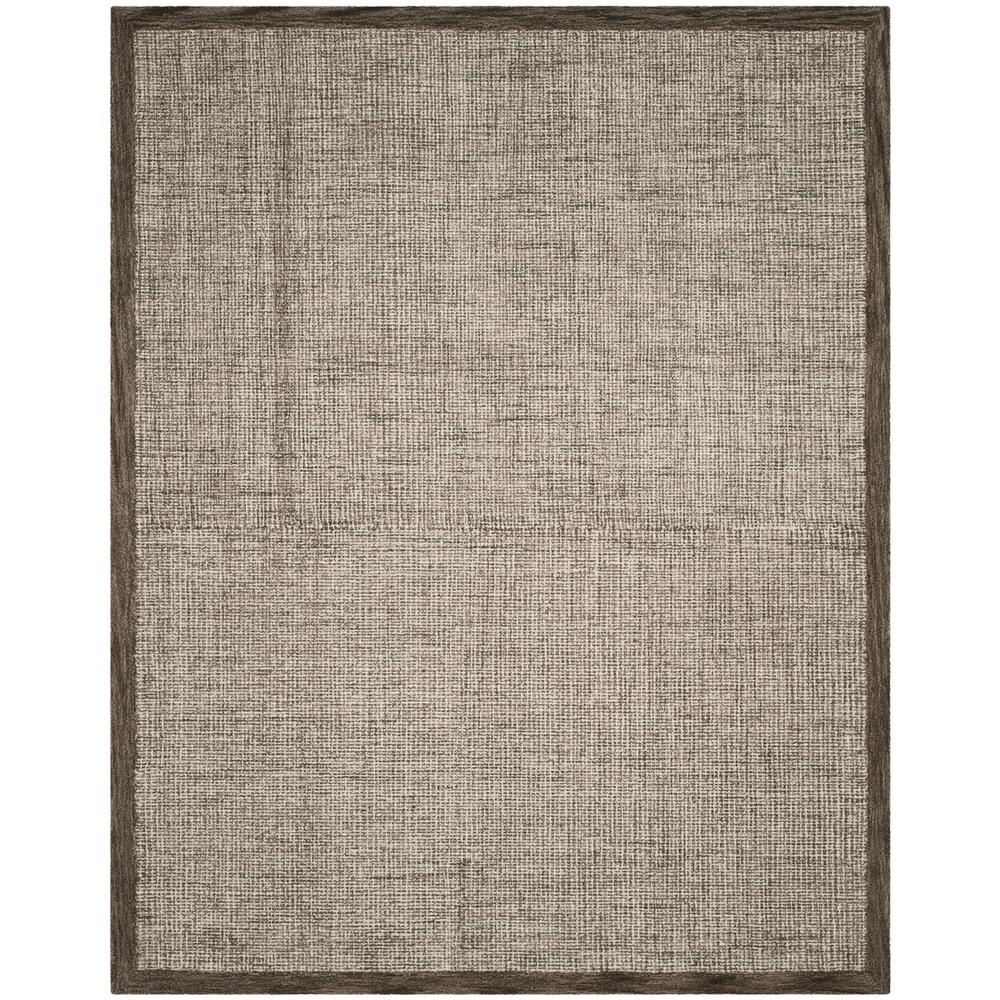 Abstract, BROWN / IVORY, 8' X 10', Area Rug. Picture 1