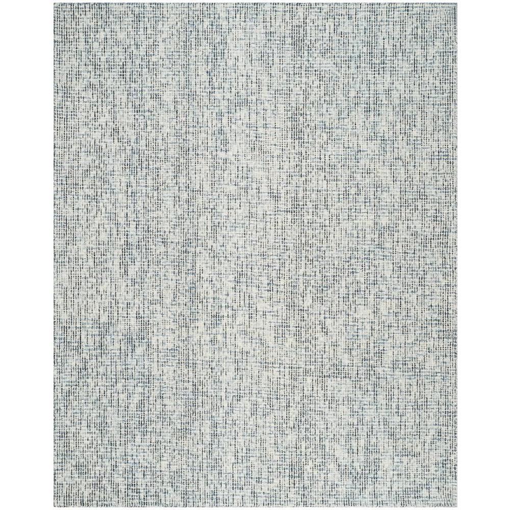 Abstract, BLUE / CHARCOAL, 8' X 10', Area Rug. Picture 1