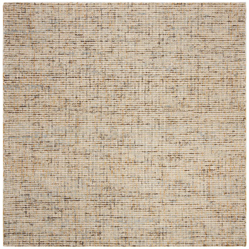 Abstract, GOLD / BLUE, 6' X 9', Area Rug. Picture 1