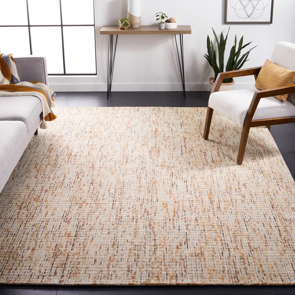 Abstract, GOLD / BLUE, 8' X 10', Area Rug. Picture 2