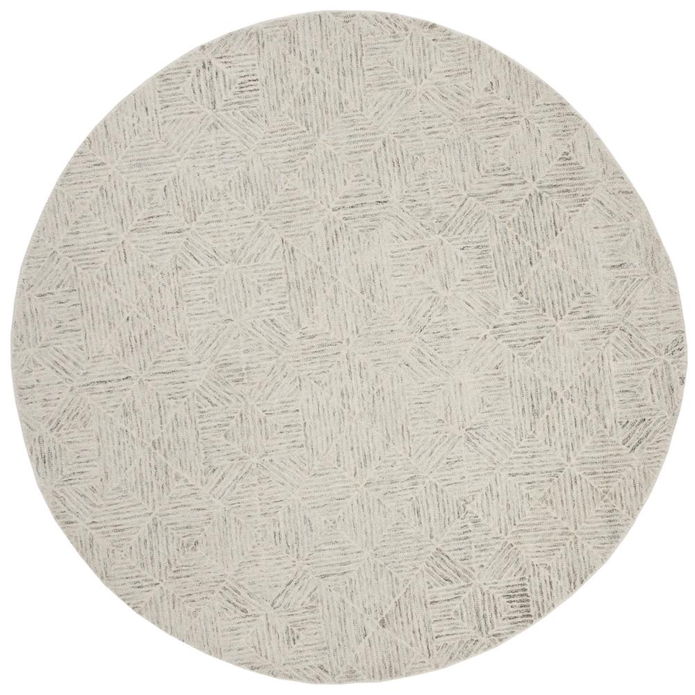 Abstract, LIGHT BLUE, 6' X 6' Round, Area Rug. Picture 1