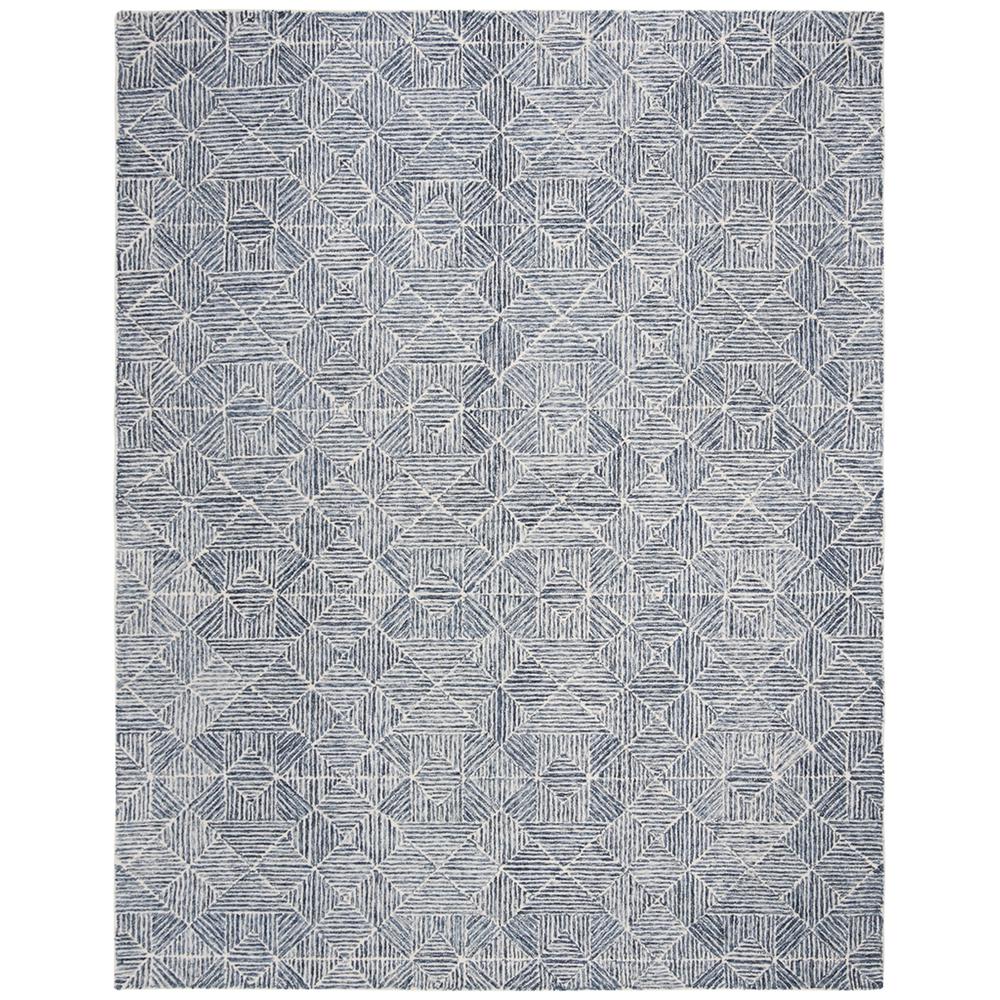 Abstract, BLUE, 8' X 10', Area Rug, ABT763M-8. Picture 1