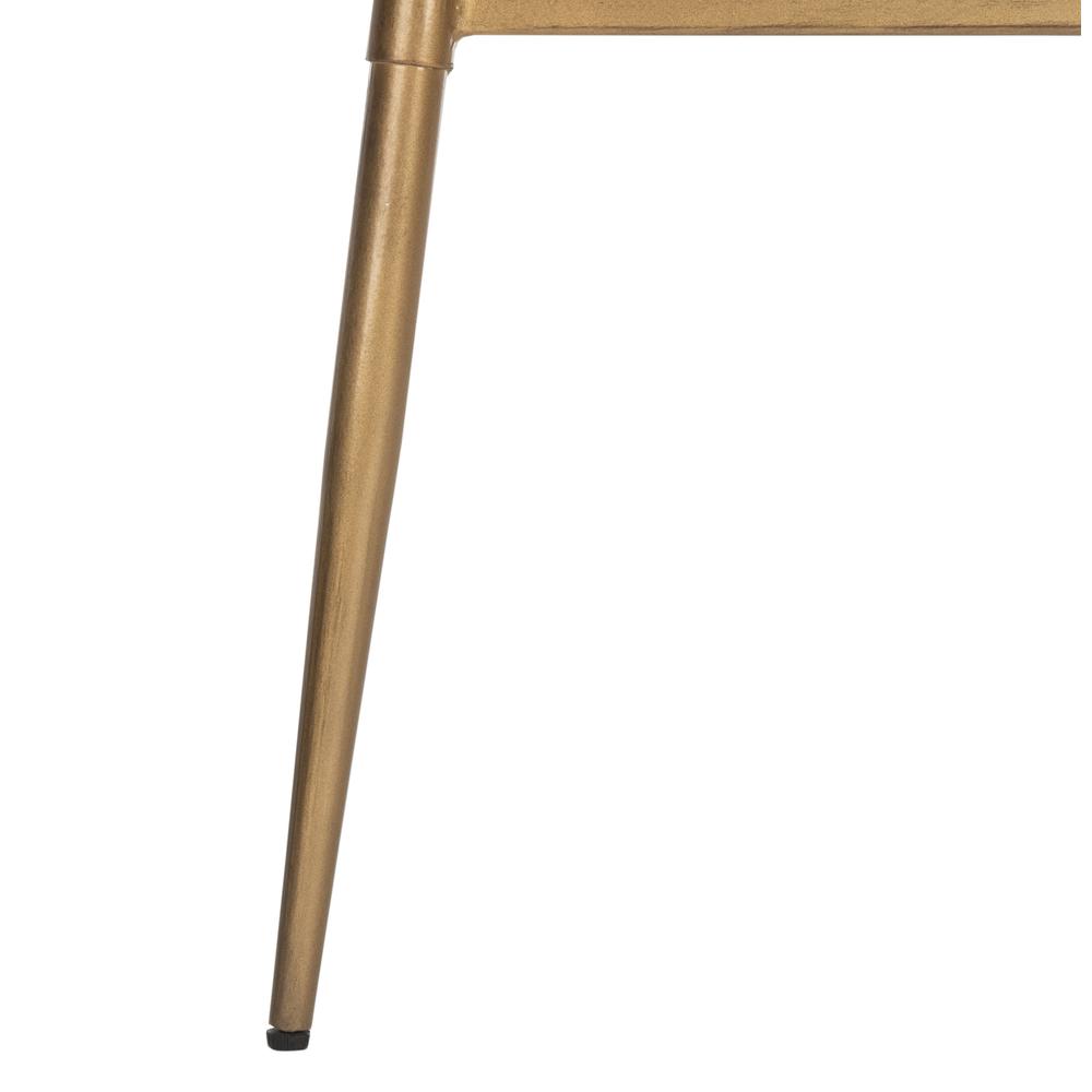 Ian 3 Circle Accent Table, Rustic Honey/Gold. Picture 4