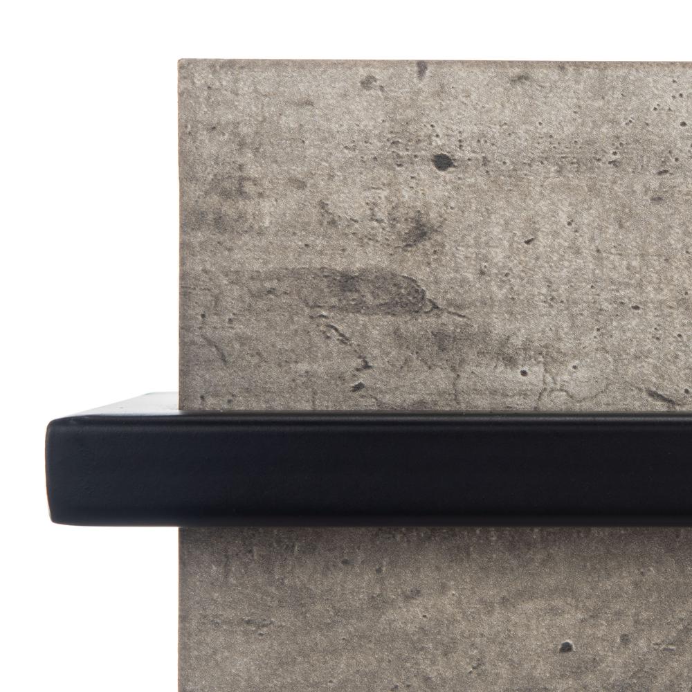 Jett Square Accent Table, Light Grey/Black. Picture 2