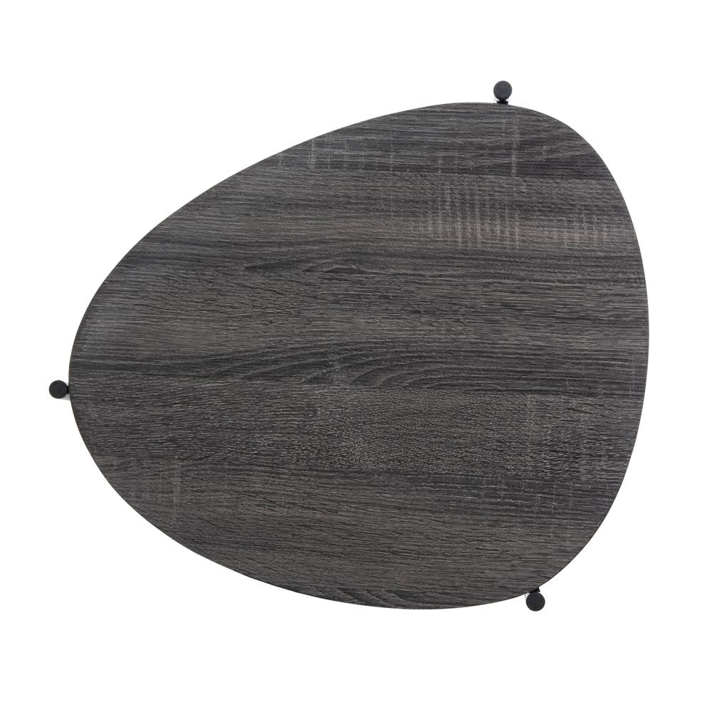 Sven Side Table, Dark Grey Oak/Black. Picture 8