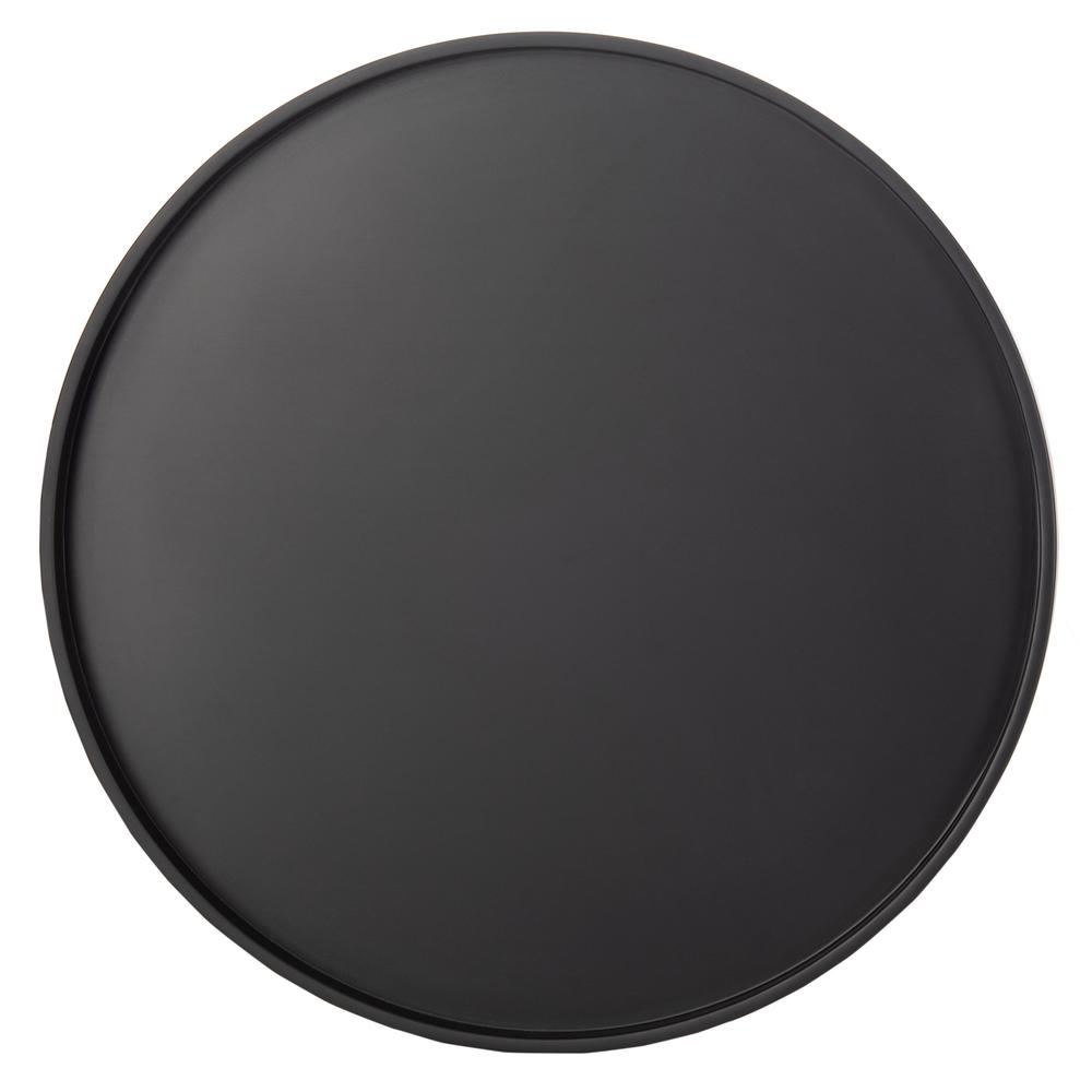Fritz Round Tray Top Side Table, Black. Picture 6