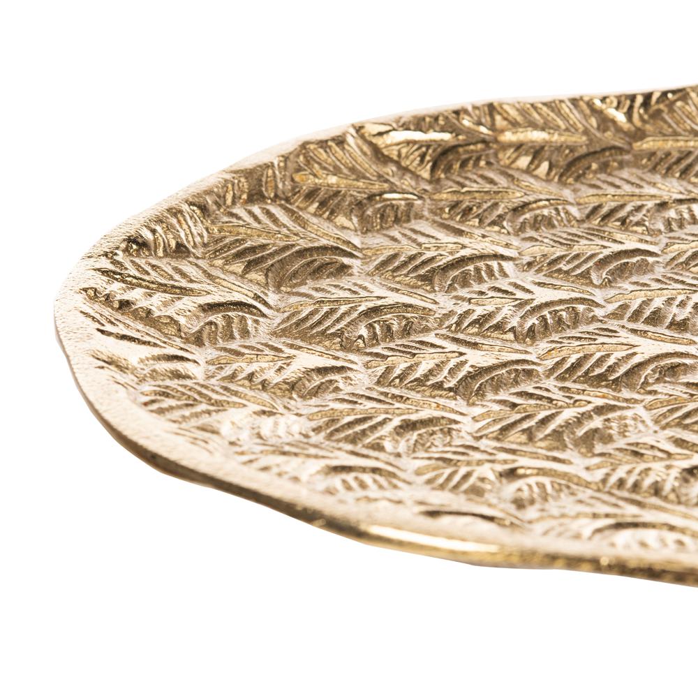 Luana Pinapple Top Accent Table, Gold/Antique Gold. Picture 2