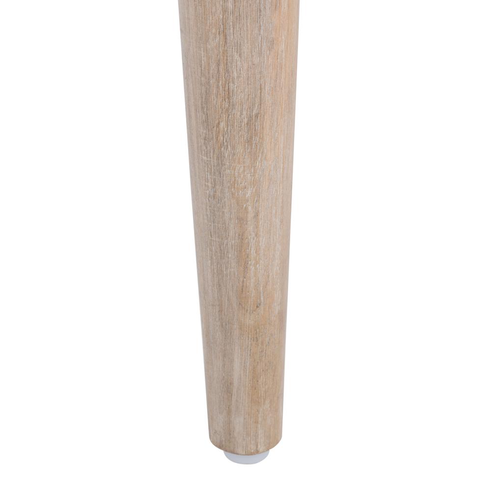 Rehnuma Carved Side Table, White Wash. Picture 5