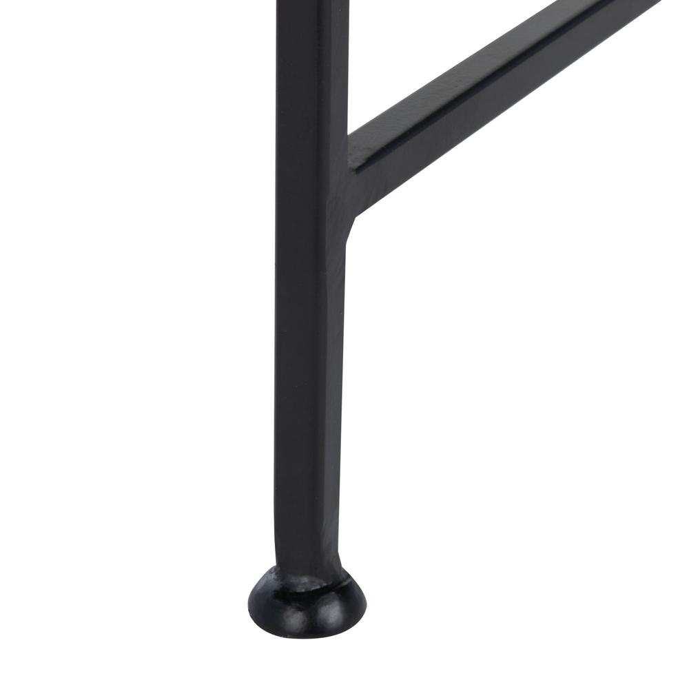 Lumi Agate Accent Table, Black Agate. Picture 5