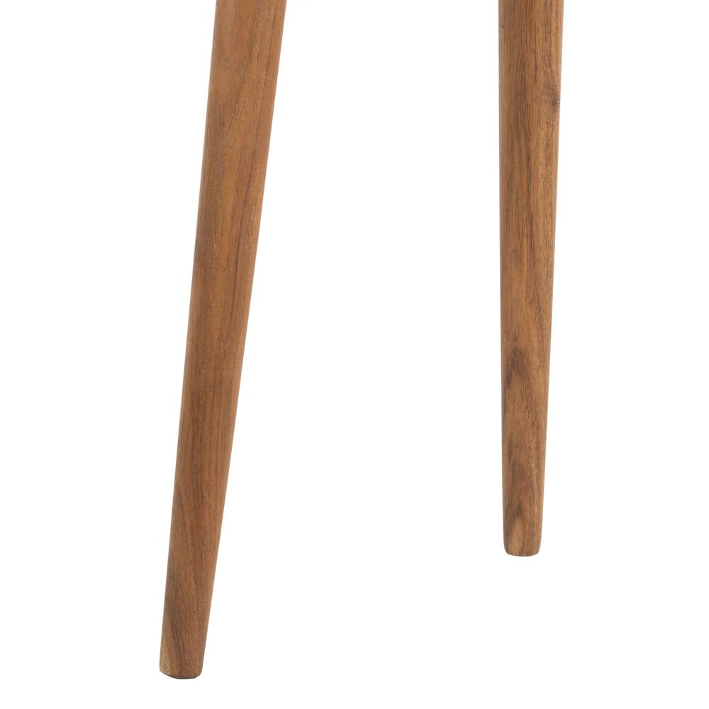 Valerie Round Marble Accent Table, Natural Brown/White/Gold. Picture 6