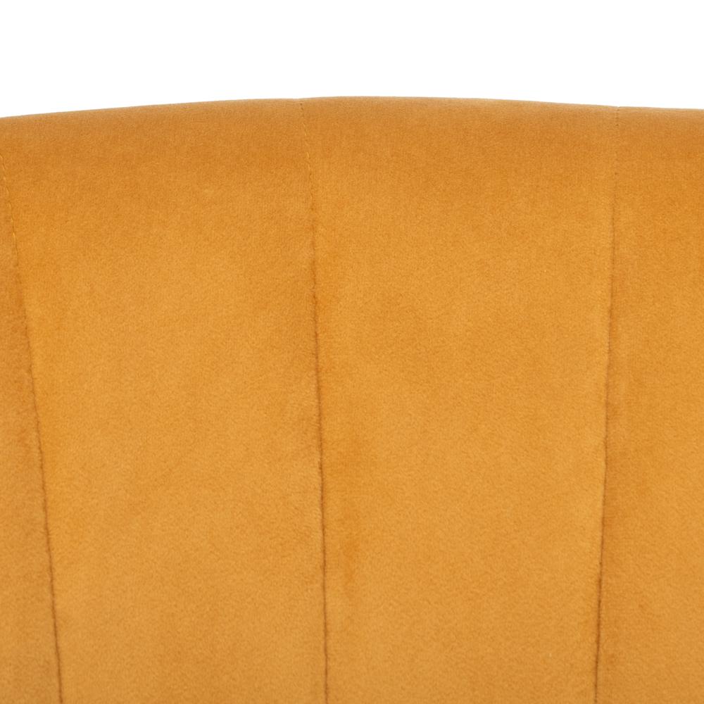 Stazia Wingback Accent Chair, Marigold/Black. Picture 4