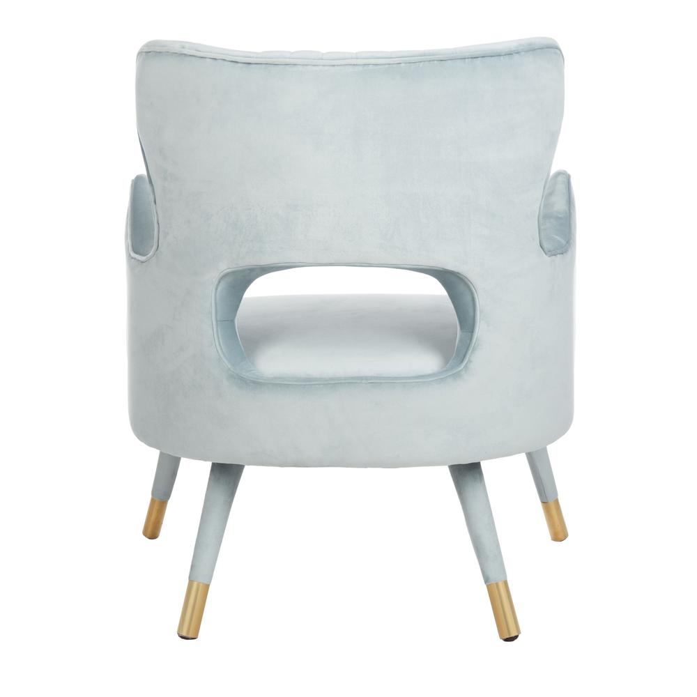 Blair Wingback Accent Chair, Slate Blue. Picture 2