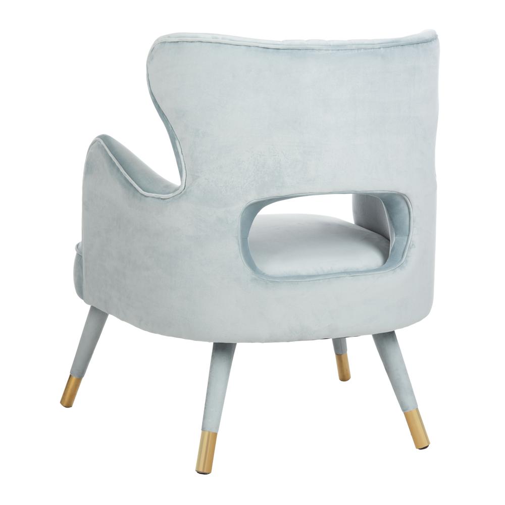 Blair Wingback Accent Chair, Slate Blue. Picture 3