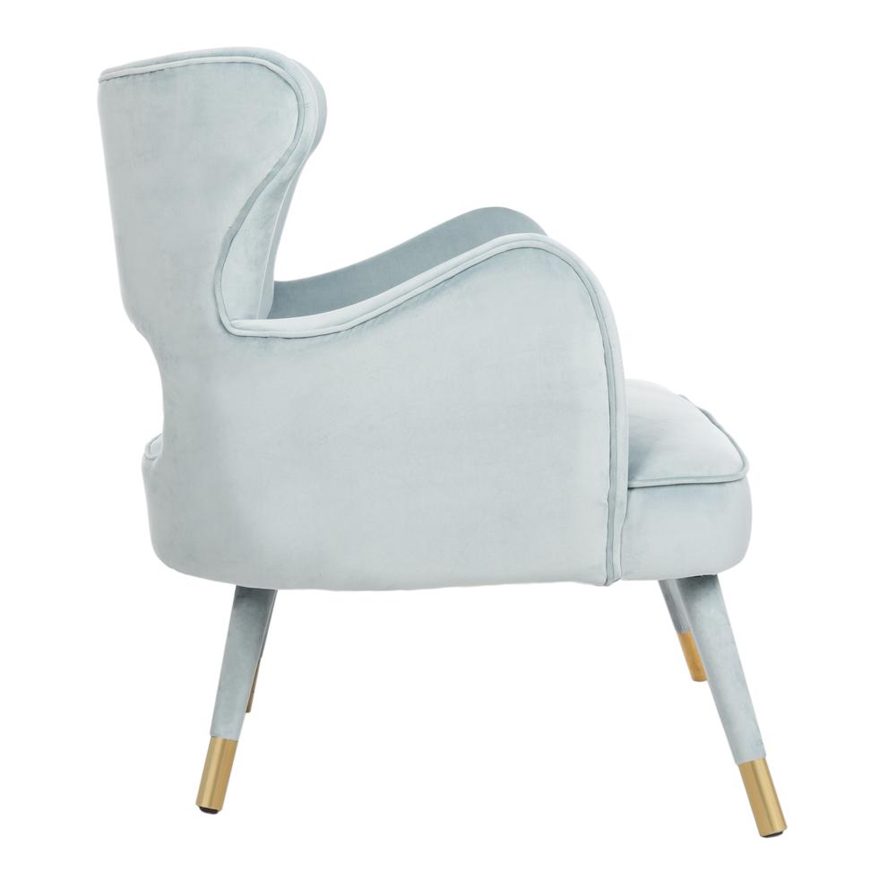 Blair Wingback Accent Chair, Slate Blue. Picture 9