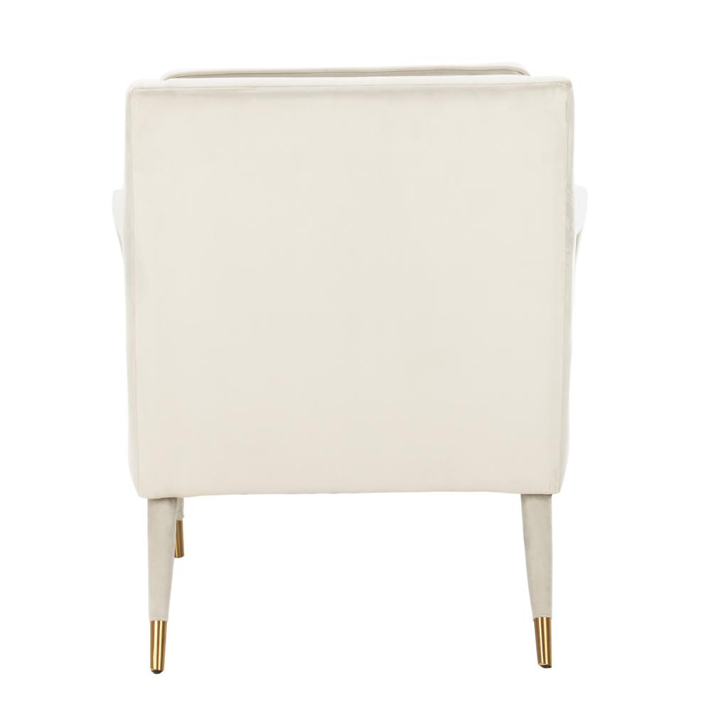 Mara Tufted Accent Chair, Silver. Picture 2