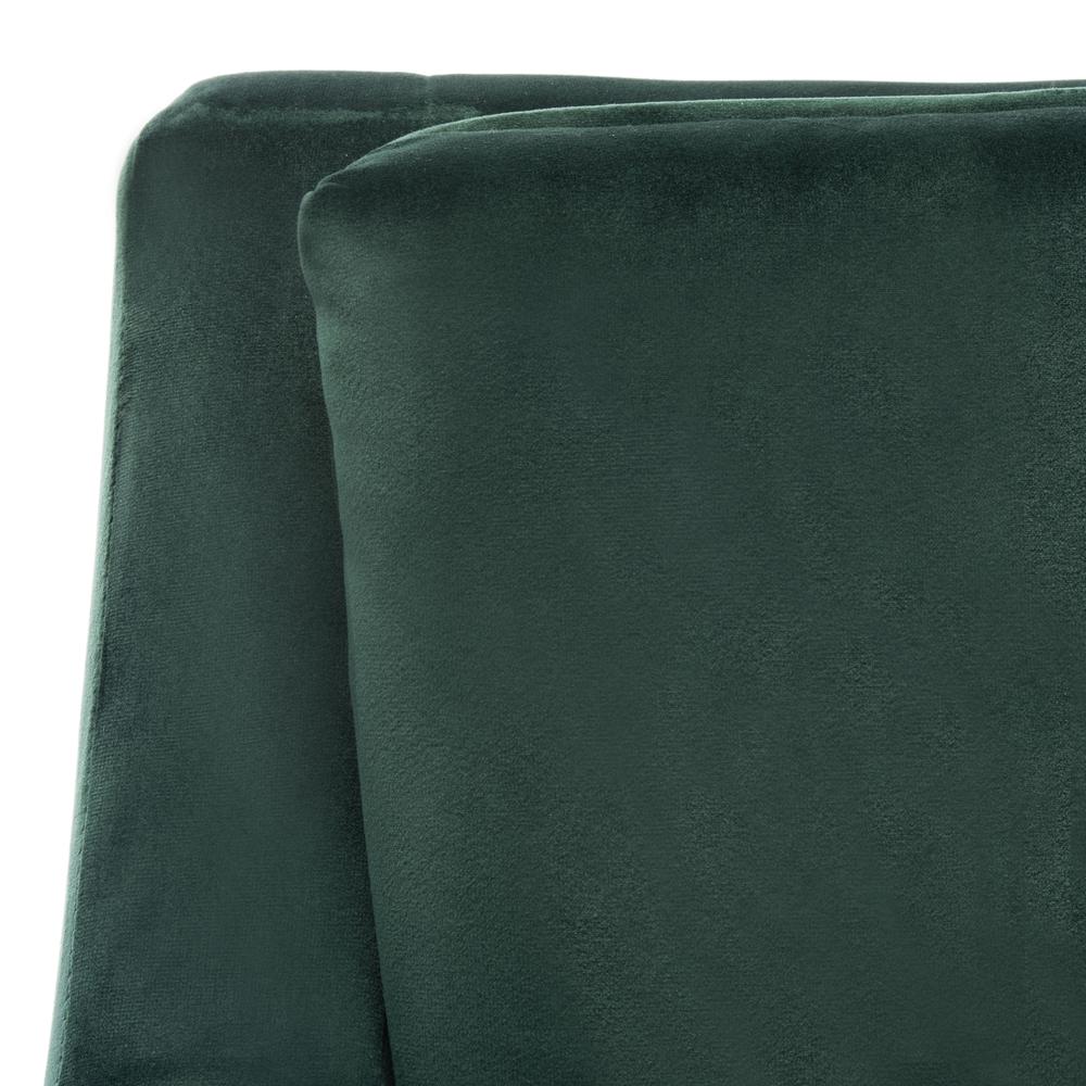 Mara Tufted Accent Chair, Forest Green. Picture 4