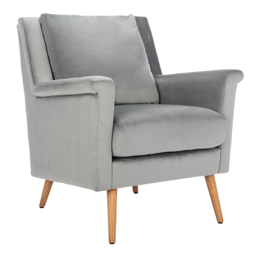Astrid Mid Century Arm Chair, Stone/Natural. Picture 8