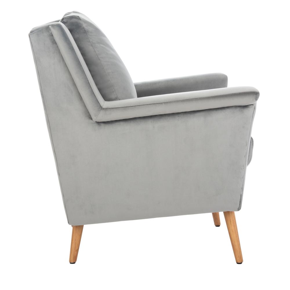 Astrid Mid Century Arm Chair, Stone/Natural. Picture 9