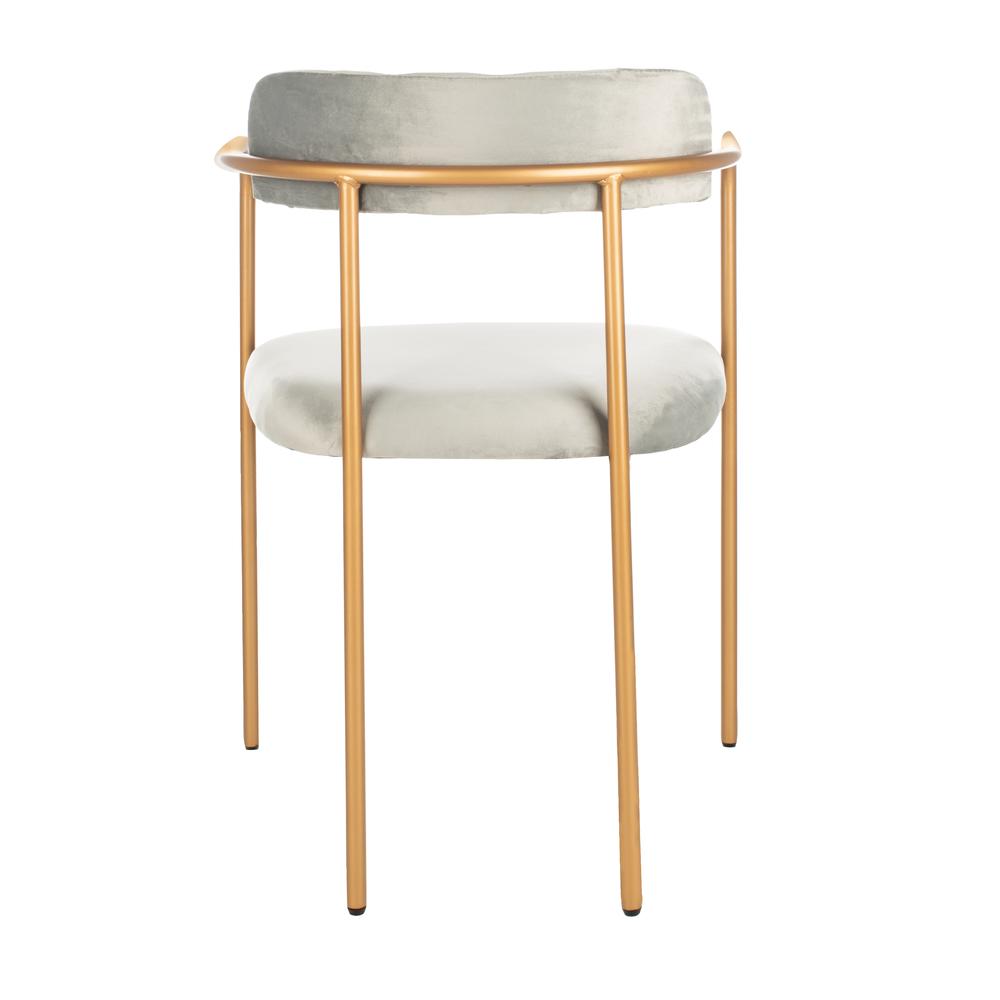 Camille Side Chair, Grey/Gold. Picture 2