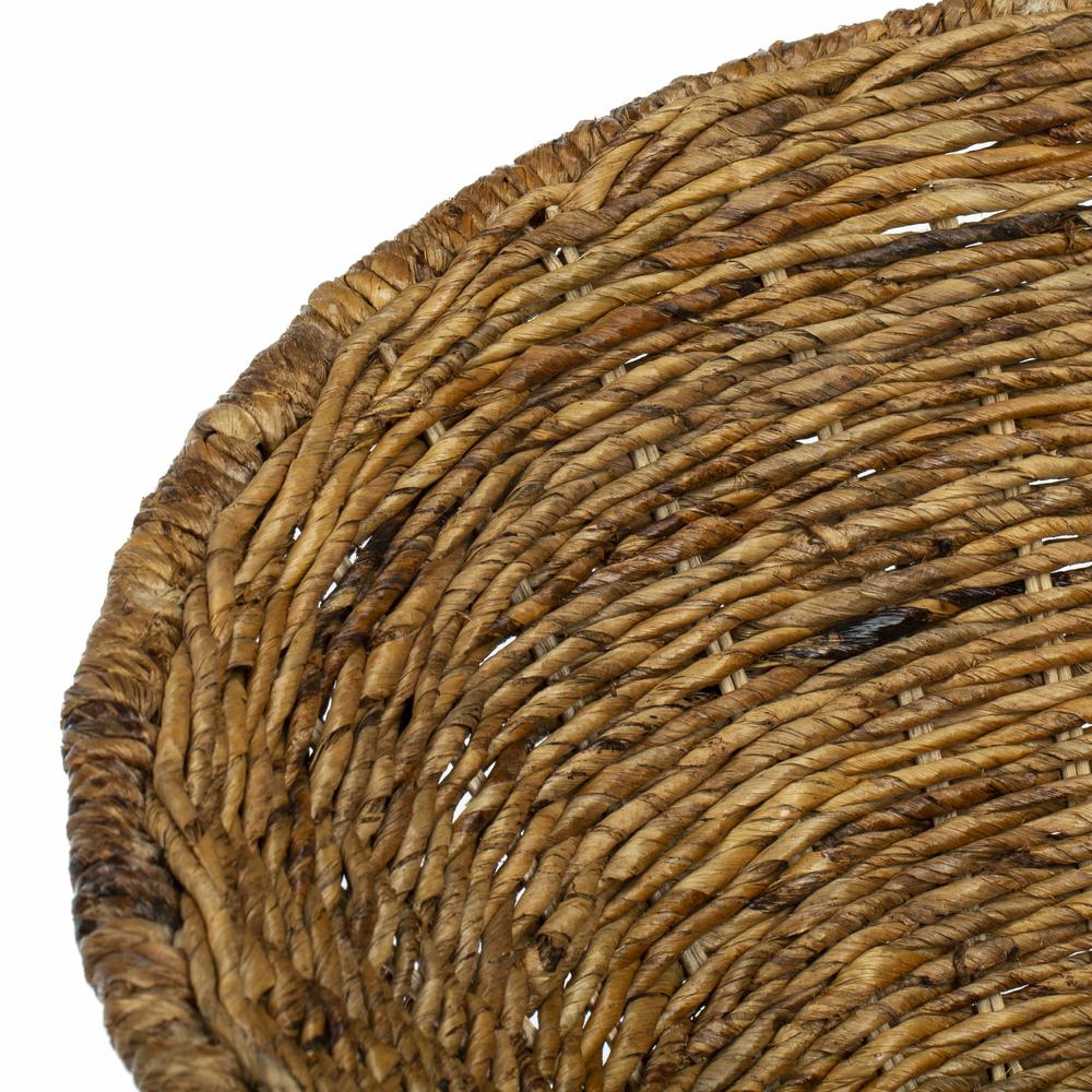 Sierra Rattan Accent Chair, Natural/Dark Steel. Picture 4