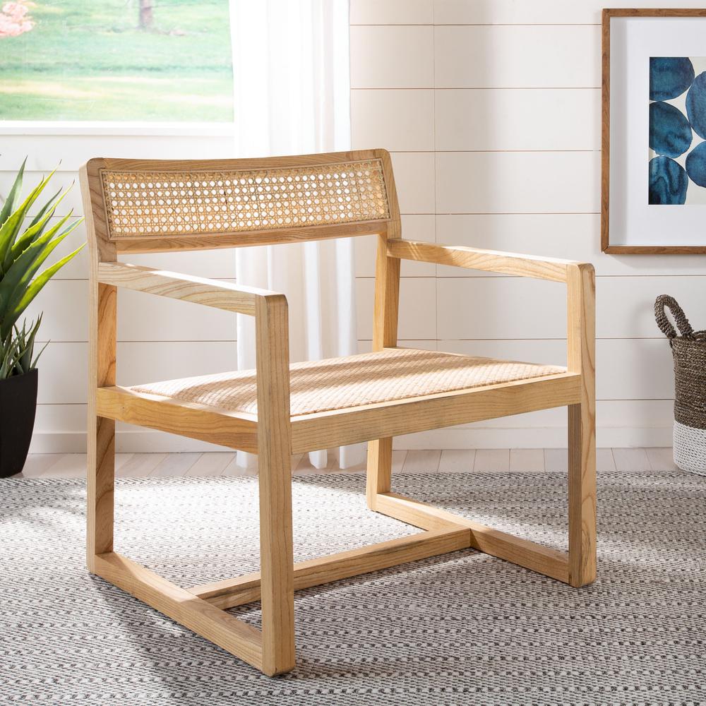 Lula Cane Accent Chair, Natural. Picture 7